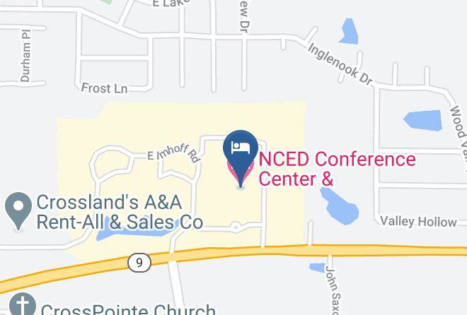 Nced Conference Center & Hotel Map