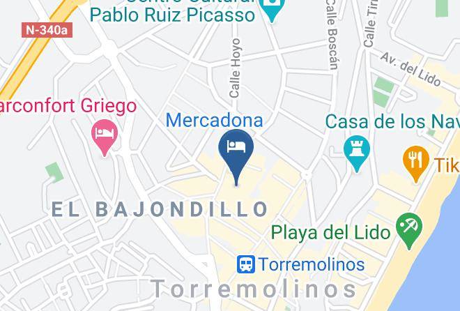 Malaga - N Ch Hotel Torremolinos Maps