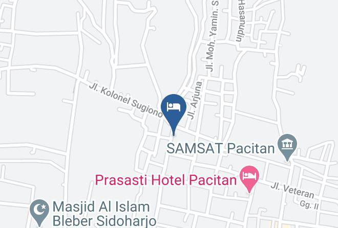 Pacitan Regency - Ndalem Mbah Alimoeso Maps