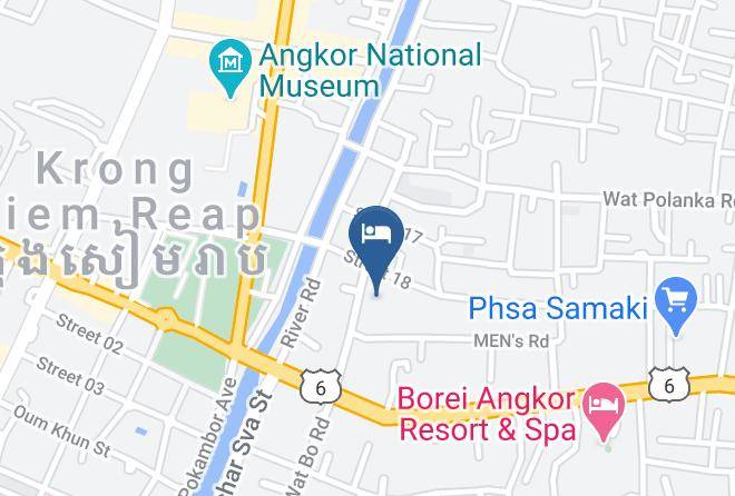 Neakbong Residence Karte - Siem Reap - Siem Reab Town