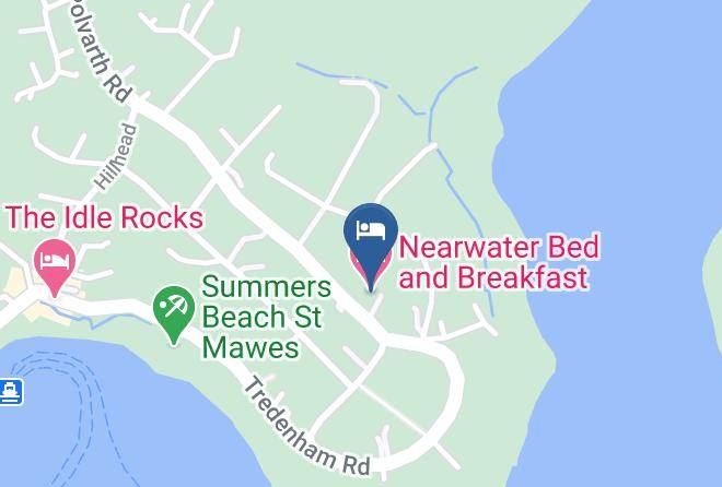 Cornwall - Nearwater Bed And Breakfast Maps