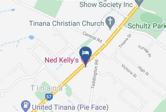 Ned Kelly's Motel Map