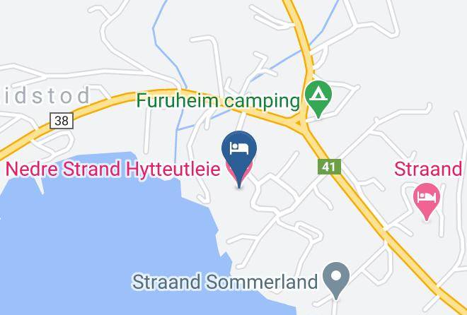 Nedre Strand Hytteutleie Map