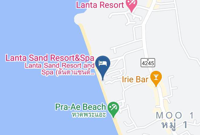 Amphoe Ko Lanta - Nee's On The Beach Maps