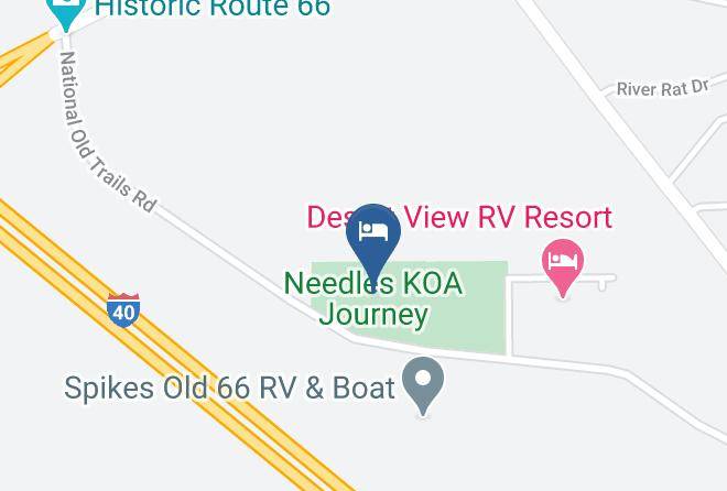 San Bernardino - Needles Koa Journey Maps