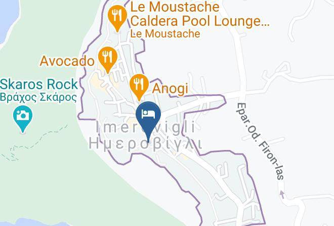 Thira - Nefeli Homes Maps