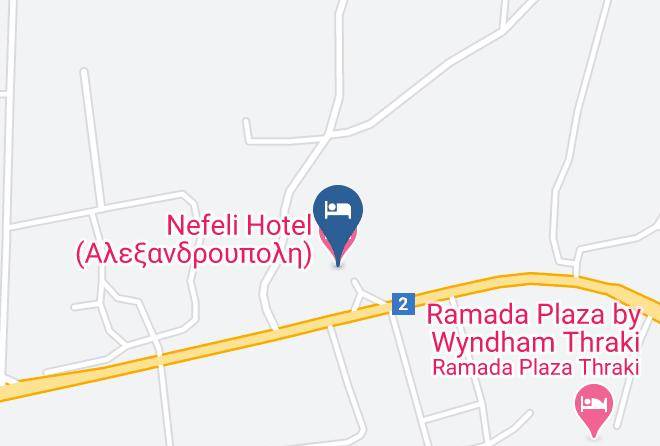 Evros - Nefeli Hotel Maps