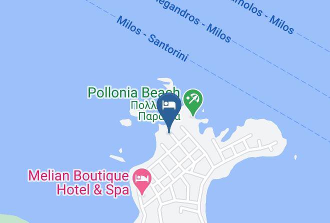 Milos - Nefeli Sunset Studios Maps