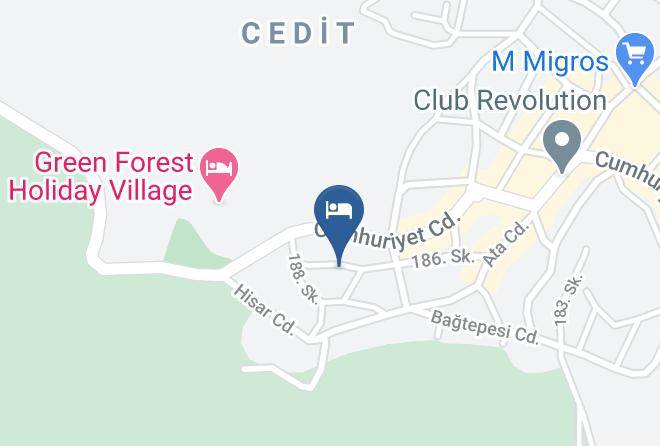 Fethiye - Nefis Otel Fethiye Maps