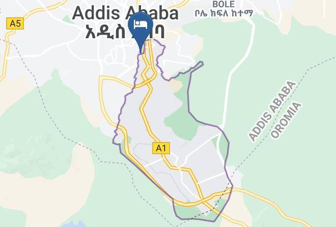 Addis Ababa - Nega Bonger Hotel Maps