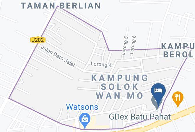 Daerah Batu Pahat - Negative Ions Healthy Hotel Just Hotel Bp Maps