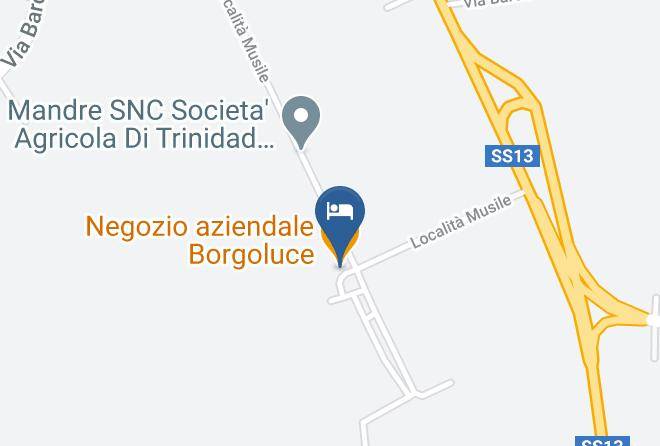 Treviso - Negozio Aziendale Borgoluce Maps