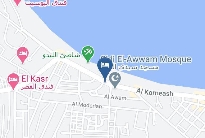 Marsa Matrouh - Negresco Hotel Maps