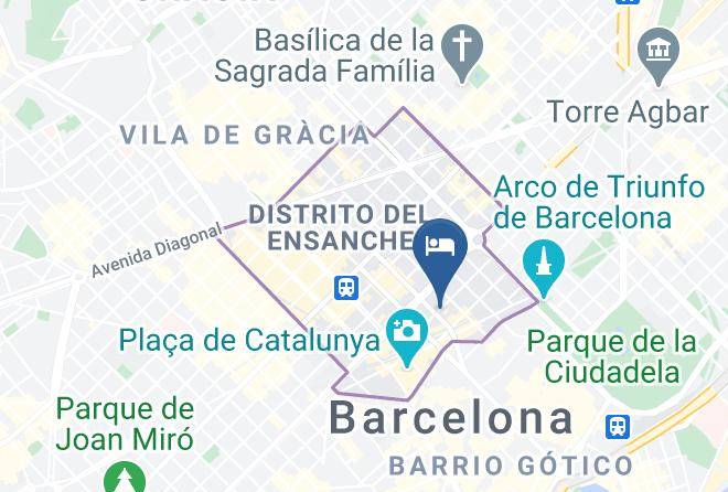 Barcelona - Hotel Negresco Princess Barcelona Maps