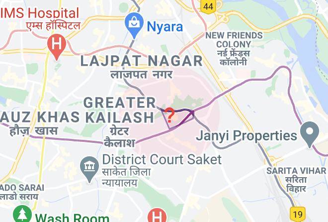 Kalkaji - Nehru Place Hotels And Real Estate Pvt Ltd Maps