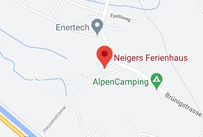 Interlaken Oberhasli - Neigers Ferienhaus Maps