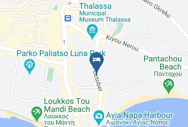 Cyprus - Nelia Beach Hotel & Spa Maps