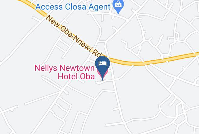 Okpai - Nellys Newtown Hotel Oba Maps