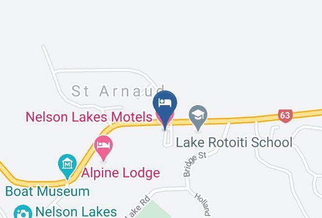 Murchison - Nelson Lakes Motels Maps