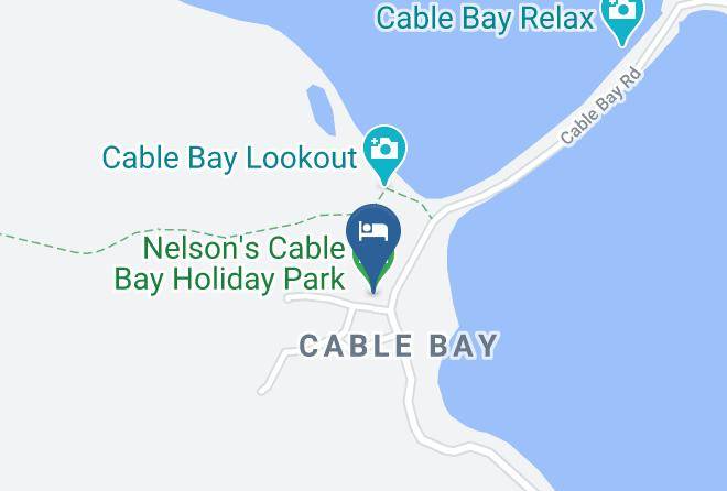 Cable Bay - Nelson's Cable Bay Holiday Park Maps