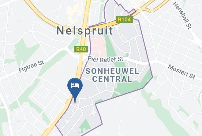 Mbombela - Nelspruit Lodge Maps