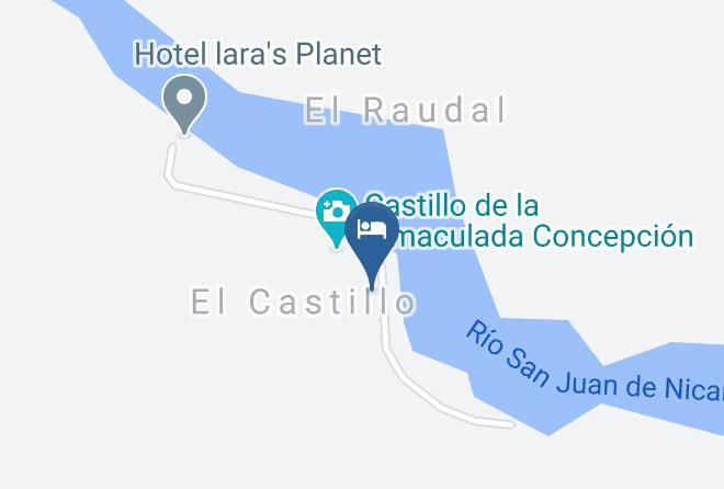 El Castillo - Nena Lodge & Tours Maps