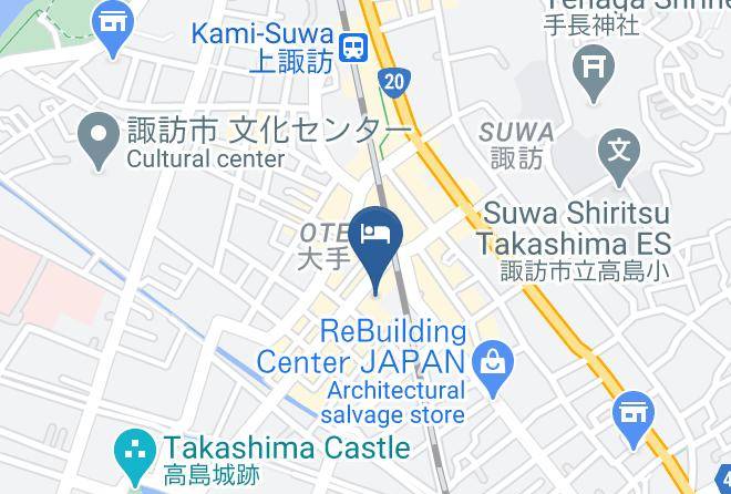 Suwa City - Neo Station Hotel Kamisuwa Maps