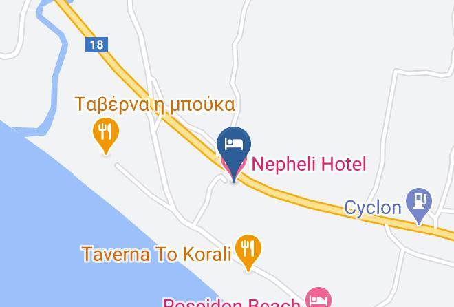 Preveza - Nepheli Otel Maps