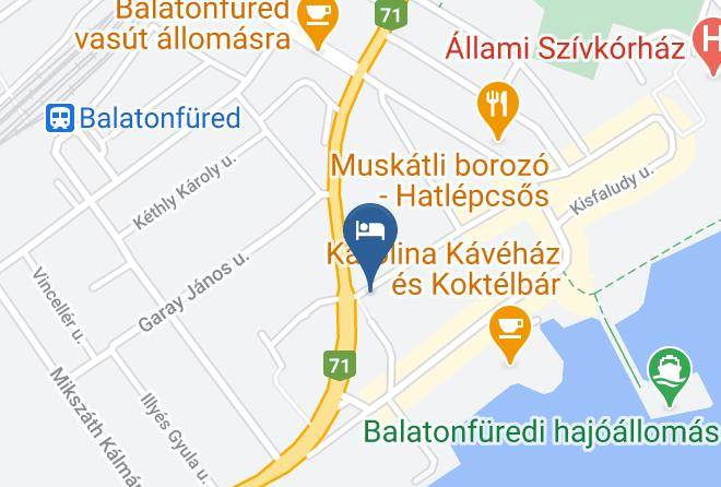 Balatonfured - Neptun Tarsas Udulo Maps