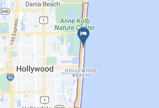 Broward - Neptune Hollywood Beach Hotel Maps