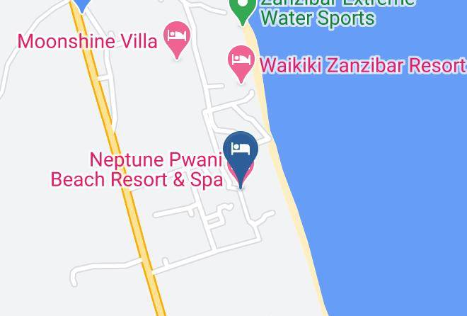 Zansibar North Central - Neptune Pwani Beach Resort & Spa Maps
