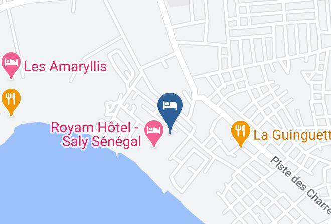 Hotel Neptune Saly Map