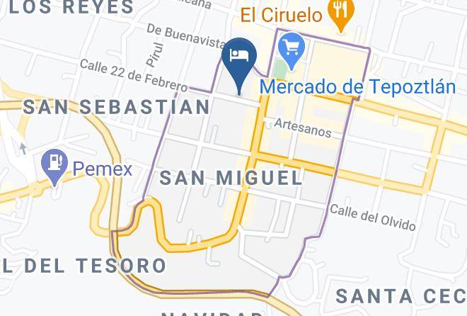 Tepoztlan - Nequi Hotel Boutique Maps