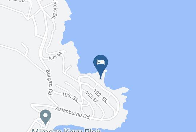 Karaburun - Nergis Otel Karaburun Maps