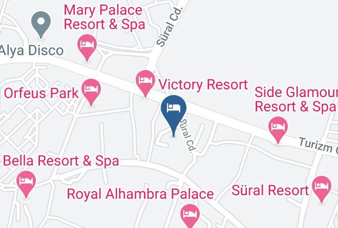 Manavgat - Nergos Garden Hotel Maps