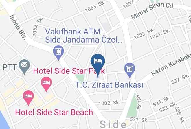 Nergos Side Hotel Map