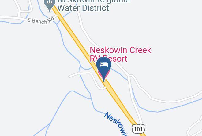 Tillamook - Neskowin Creek Rv Resort Maps