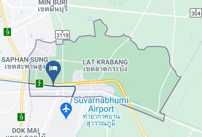 Lat Krabang District - Nest Boutique Resort Maps