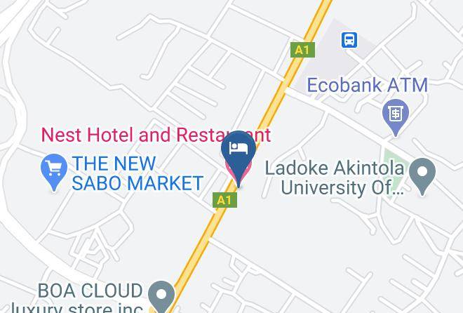 Ogbomosho - Nest Hotel And Restaurant Maps