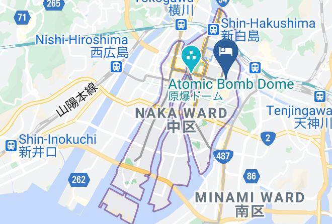 Nest Hotel Hiroshima Hatchobori Map