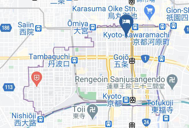 Nest Hotel Kyoto Shijokarasuma Map