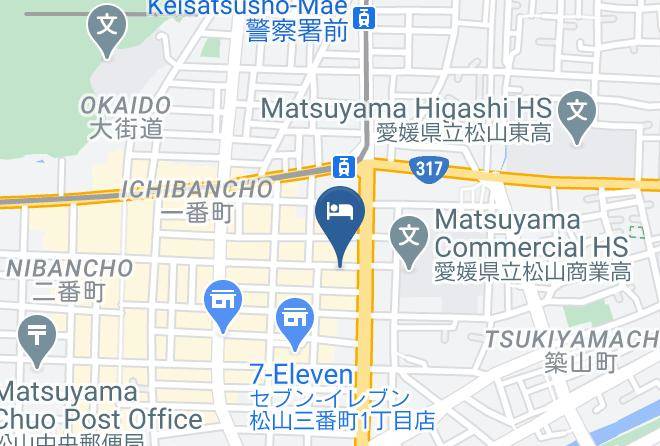 Matsuyama City - Nest Hotel Matsuyama Maps