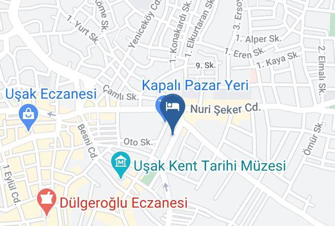 Usak Sarayalti - Nest Hotel Maps