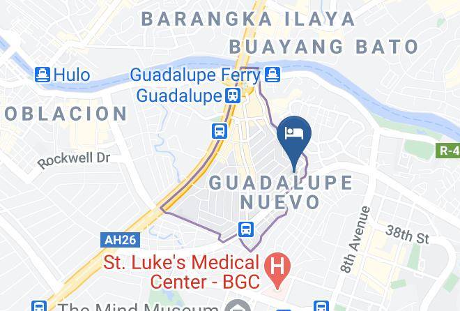 Metro Manila - Nest Nano Suites Fort Maps