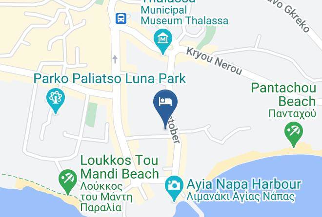 Cyprus - Nestor Hotel Maps