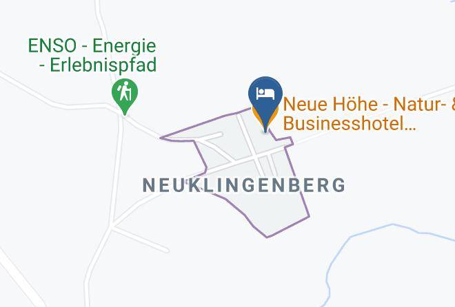 Sachsische Schweiz Osterzgebirge - Neue Hohe Natur & Businesshotel Neuklingenberg Maps