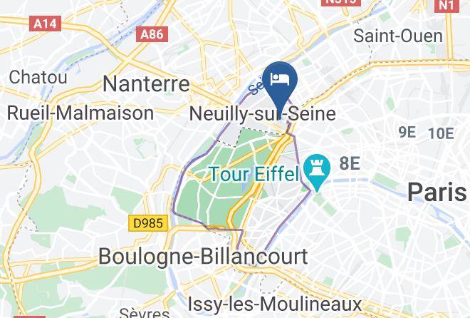 Hauts De Seine - Neuilly Park Hotel Maps