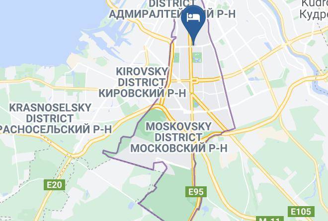 Saint Petersburg - Neva Plus Mini Hotel Maps