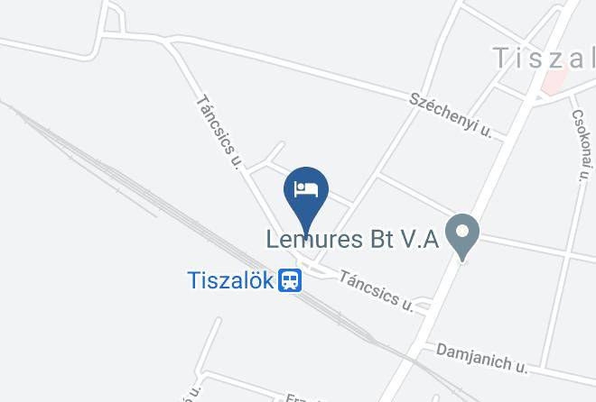 Tiszalok - Neva Vendeghaz Maps