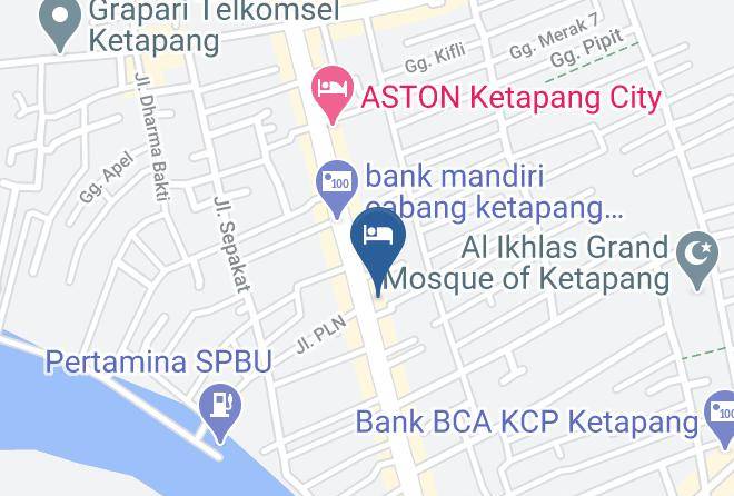 Ketapang Regency - Nevada Ketapang Hotel Maps